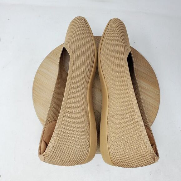 Vivaia Margot 2.0‎ Shoes Womens 40 V-Cut Square Toe Slip On Ballet Flat - Picture 11 of 13